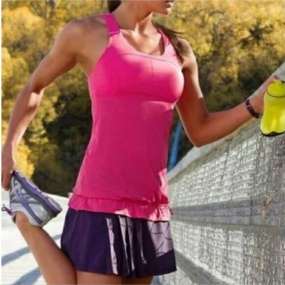 Athleta Skills and Drills Racerback Tank Pink Size Medium - Picture 1 of 11